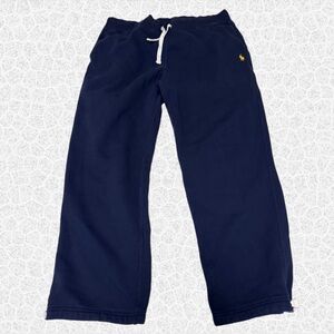 Ralph Lauren Wide Leg Navy Blue Joggers | Size XL